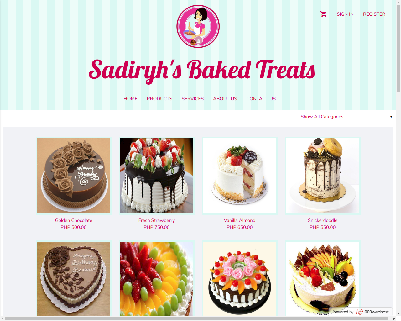 Sadiry's Baked Treats, Created by Arjay